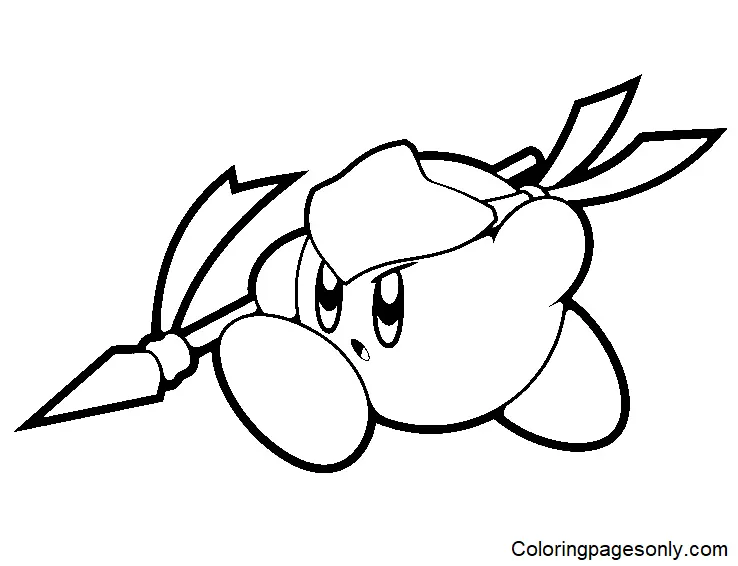 Desenhos de Kirby Para Colorir 74