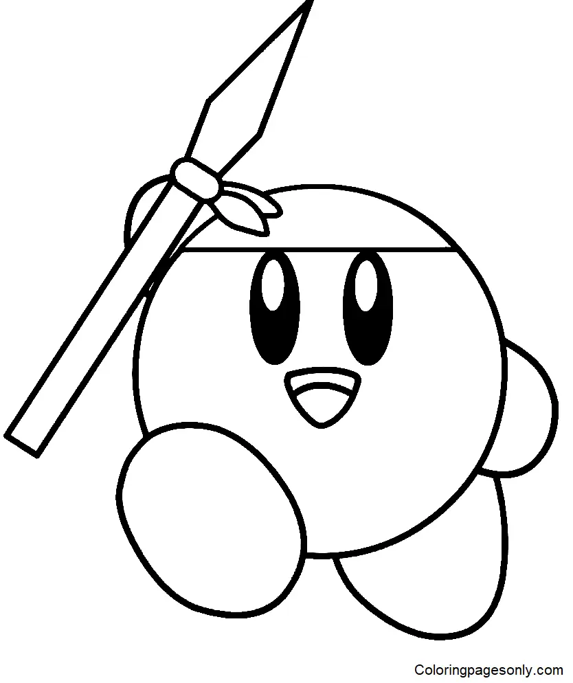 Desenhos de Kirby Para Colorir 80