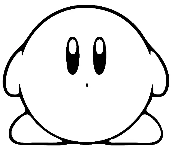 Desenhos de Kirby Para Colorir 81