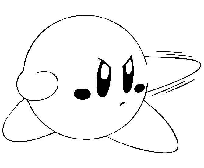 Desenhos de Kirby Para Colorir 88