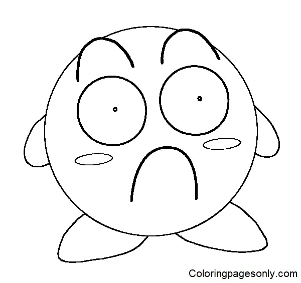 Desenhos de Kirby Para Colorir 96