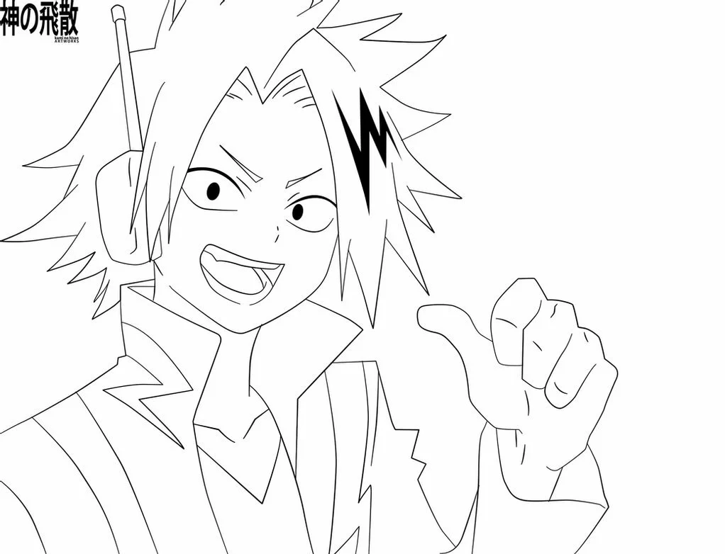 Desenhos de Kirishima Para Colorir 25