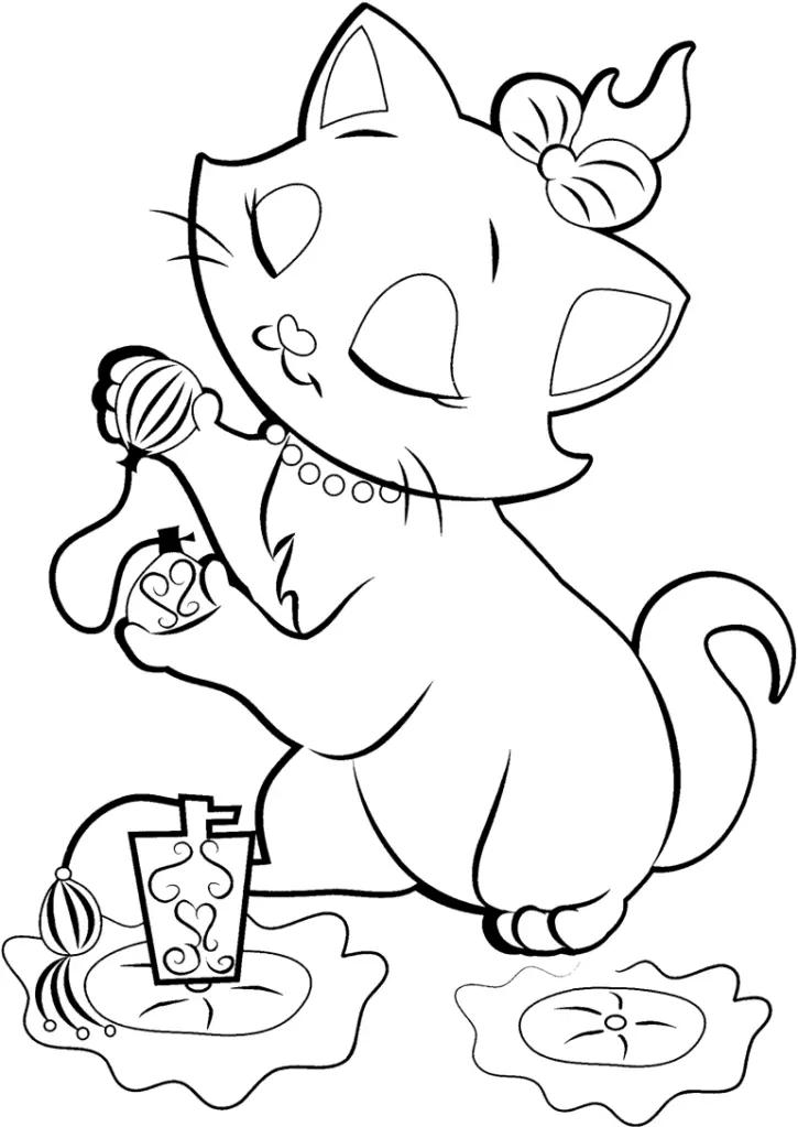 Kittens Coloring Pages 23