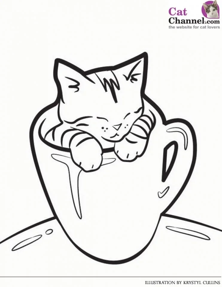 Kittens Coloring Pages 39