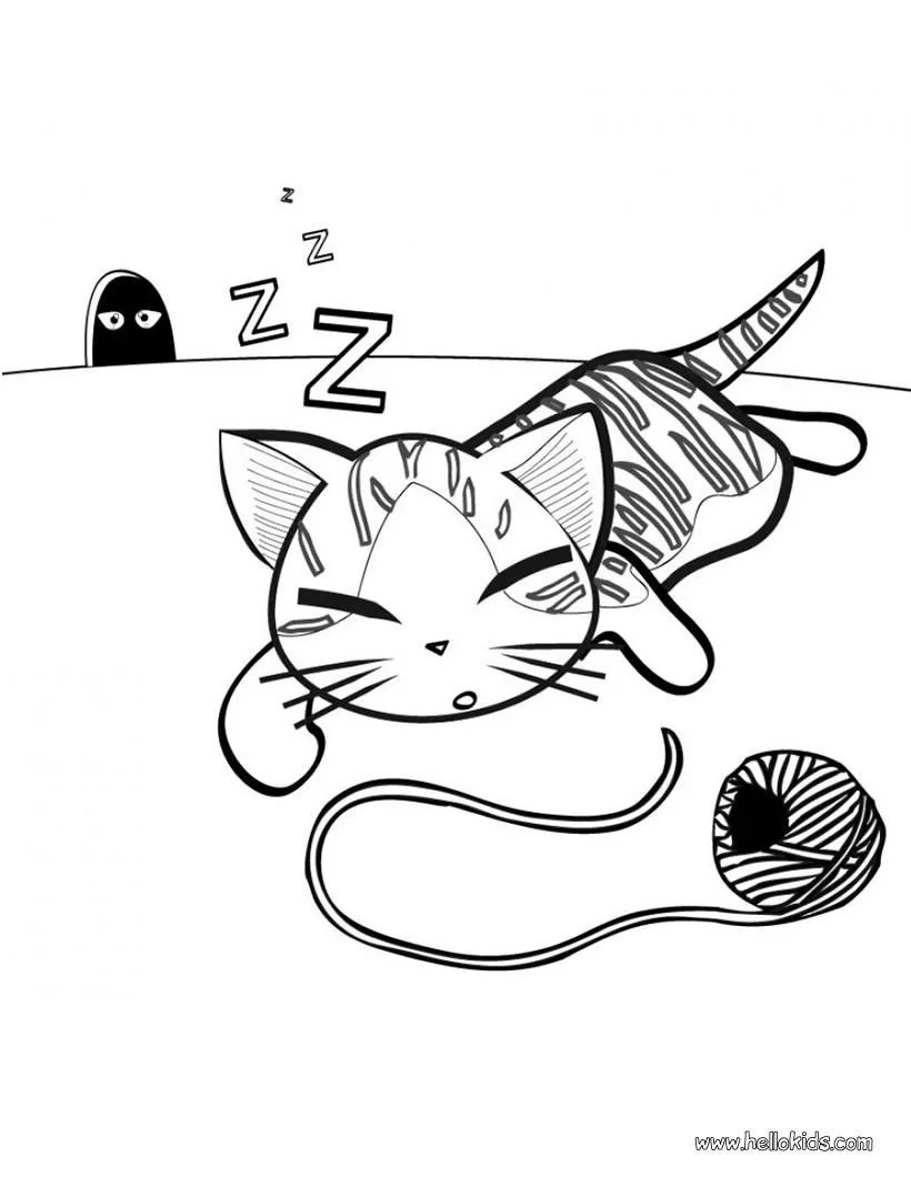 Kittens Coloring Pages 45