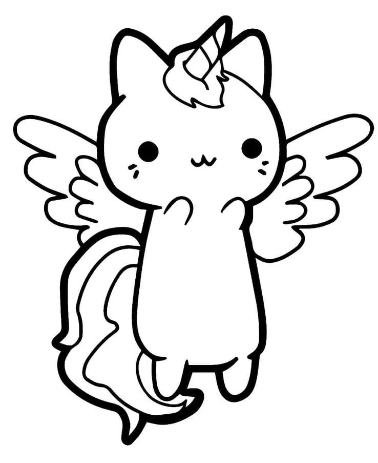 Kittycorn Coloring Pages 16