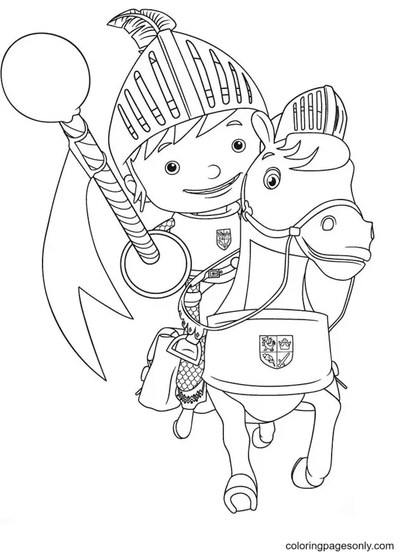 Knight Coloring Pages 50