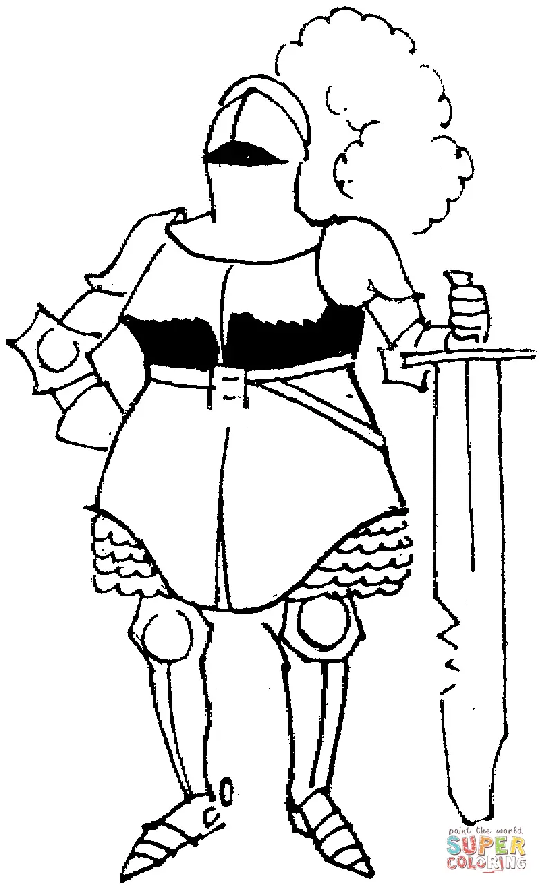 Ritter Ausmalbilder 50