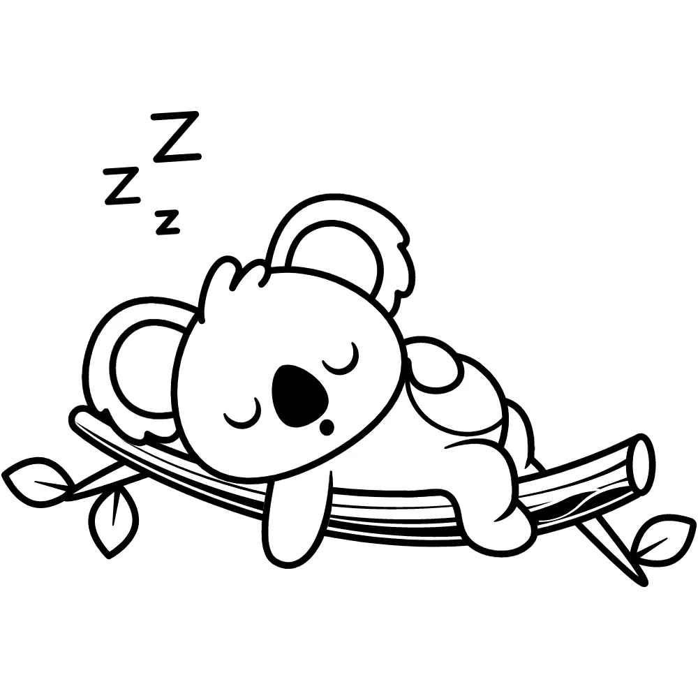 Koala Ausmalbilder 14