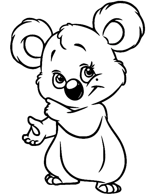 Koala Ausmalbilder 24