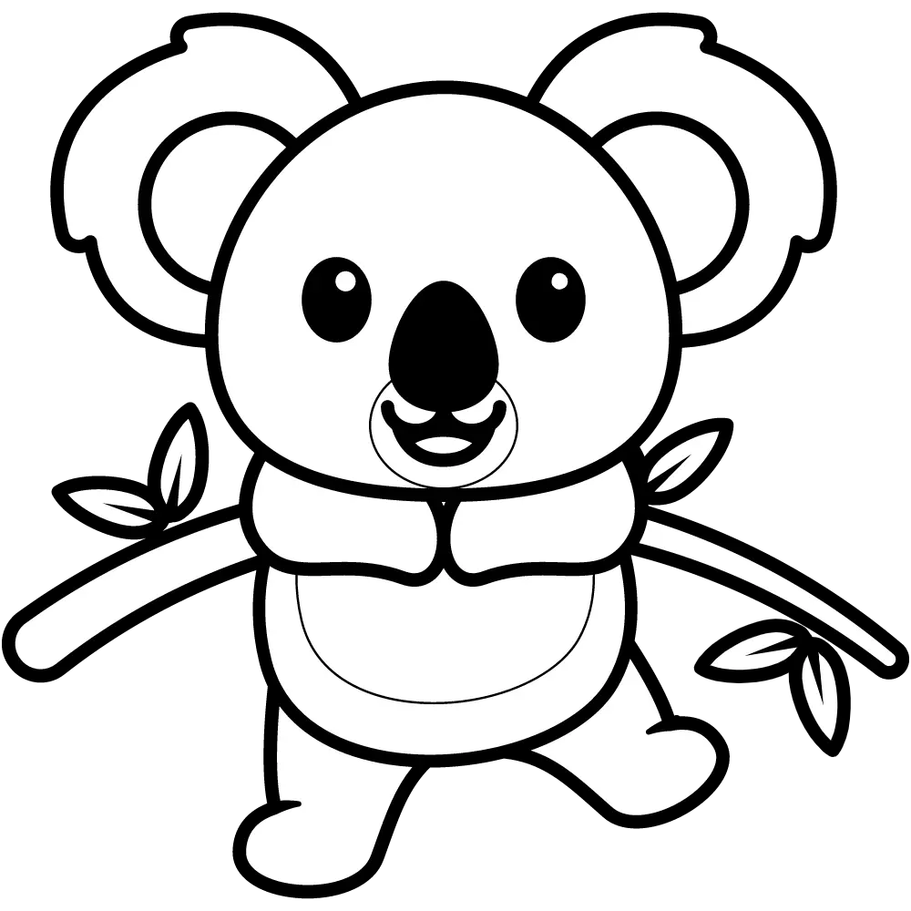 Koala Ausmalbilder 7