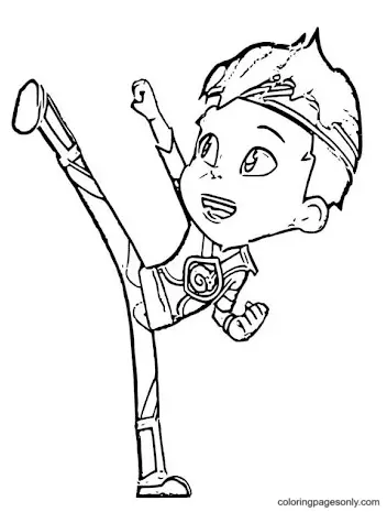Kody Kapow Coloring Pages 2