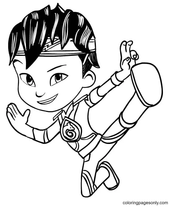 Kody Kapow Coloring Pages 8