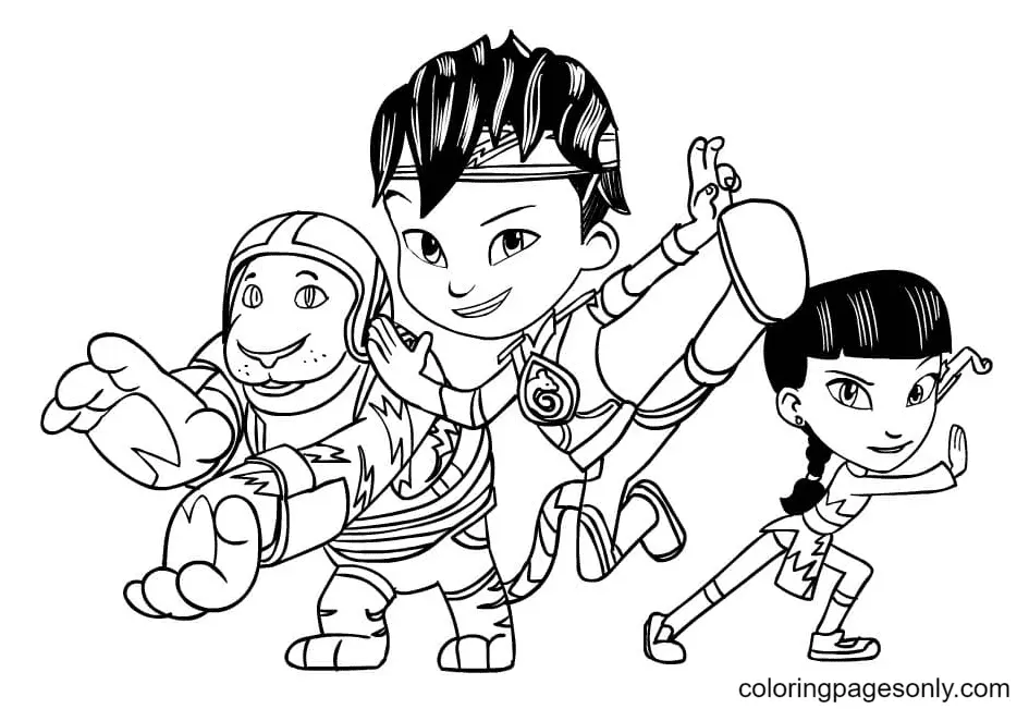 Kody Kapow Coloring Pages 9