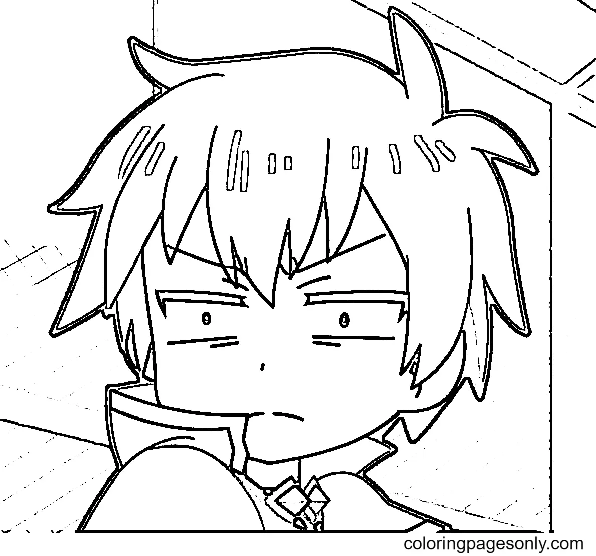 Konosuba Para Colorear 12