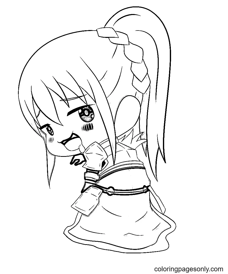 Konosuba Para Colorear 20
