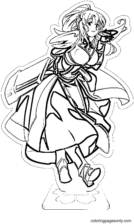 Konosuba Para Colorear 21