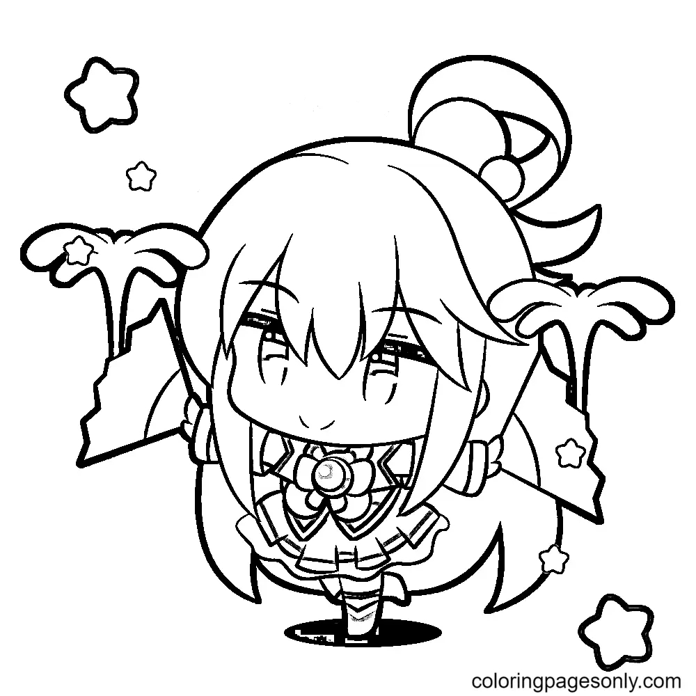 Konosuba Para Colorear 3