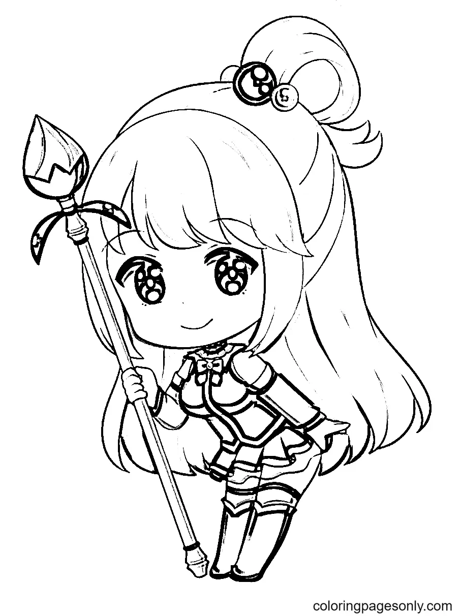 Konosuba Para Colorear 40