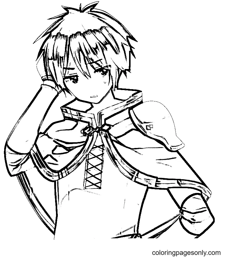 Konosuba Para Colorear 44