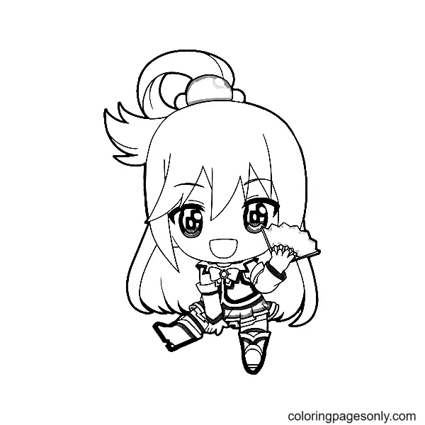 Konosuba Para Colorear 47