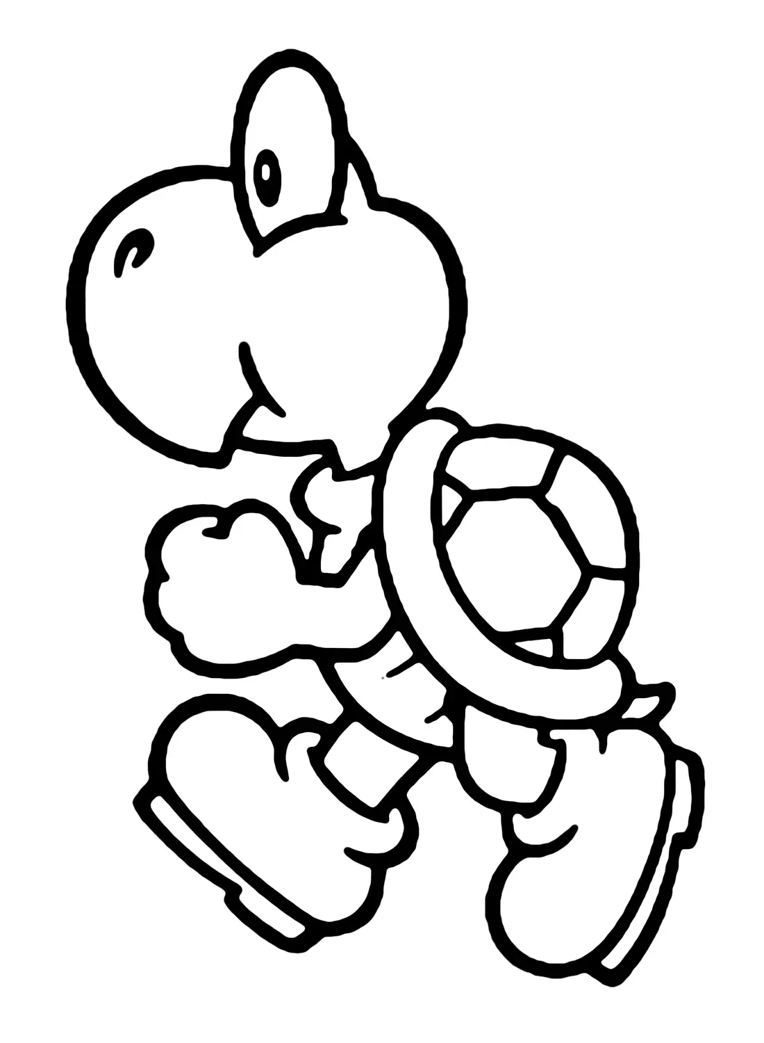 Koopa Troopa Coloring Pages