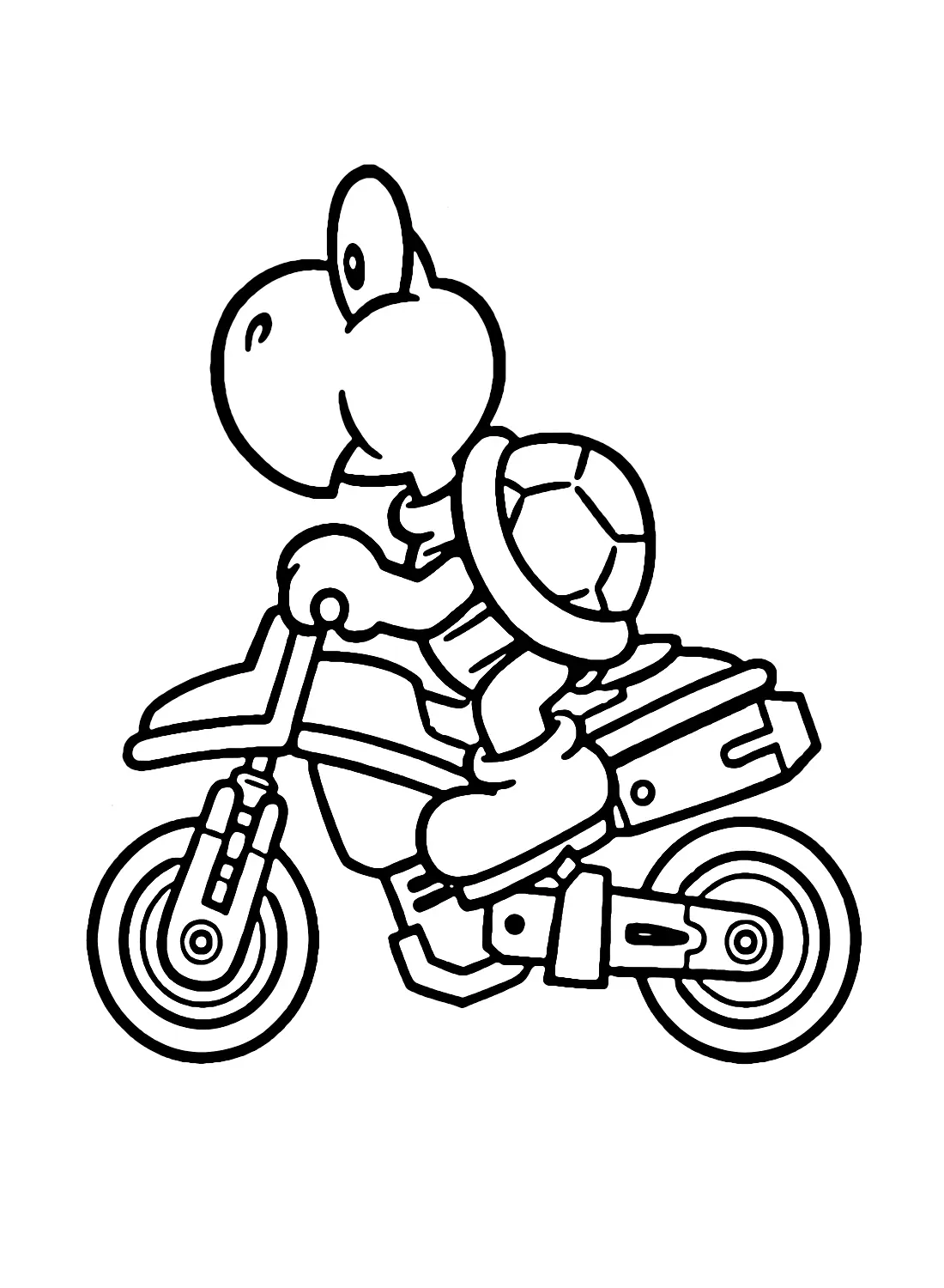 Koopa Troopa Para Colorear 2
