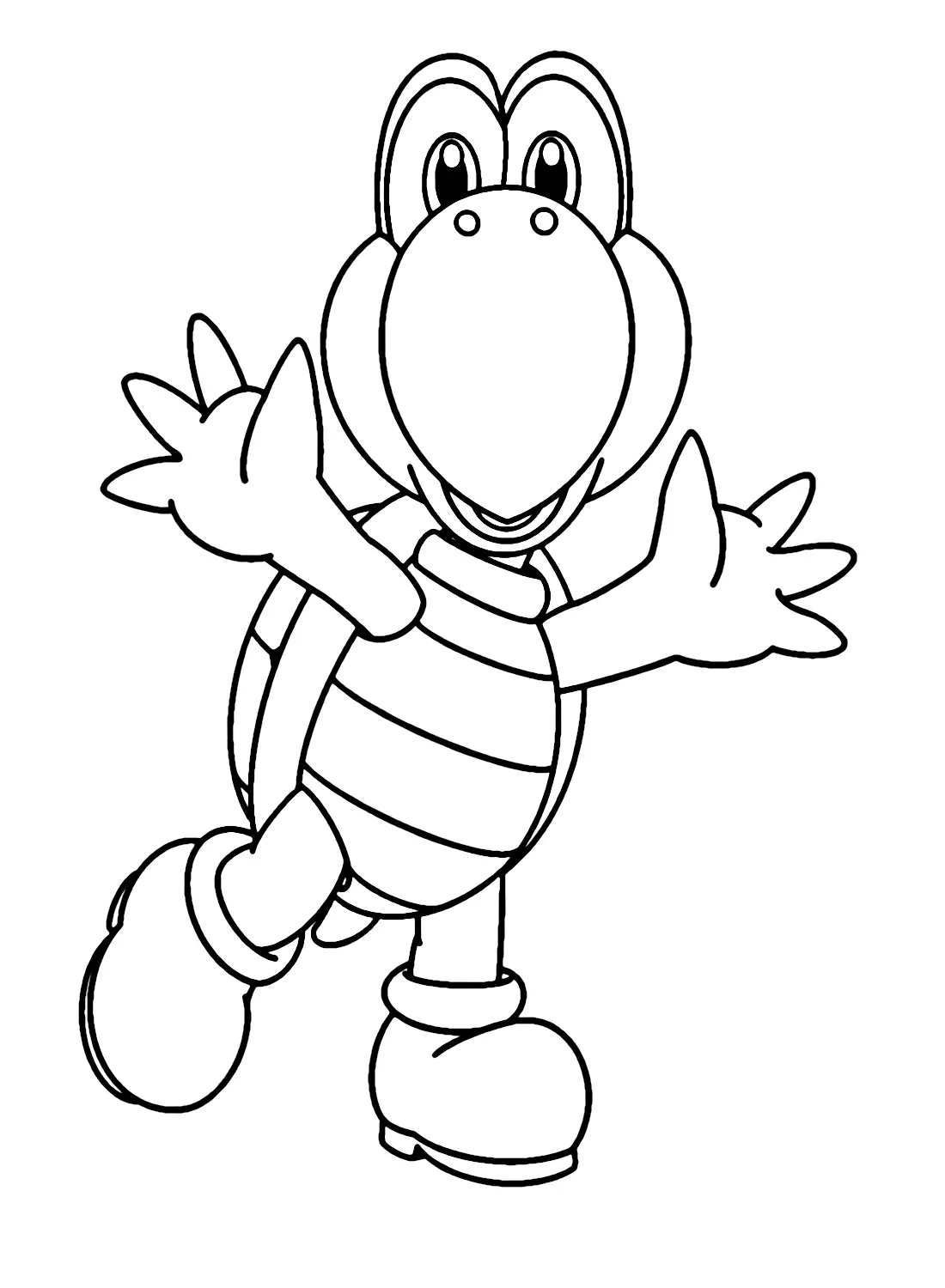 Koopa Troopa Para Colorear 5