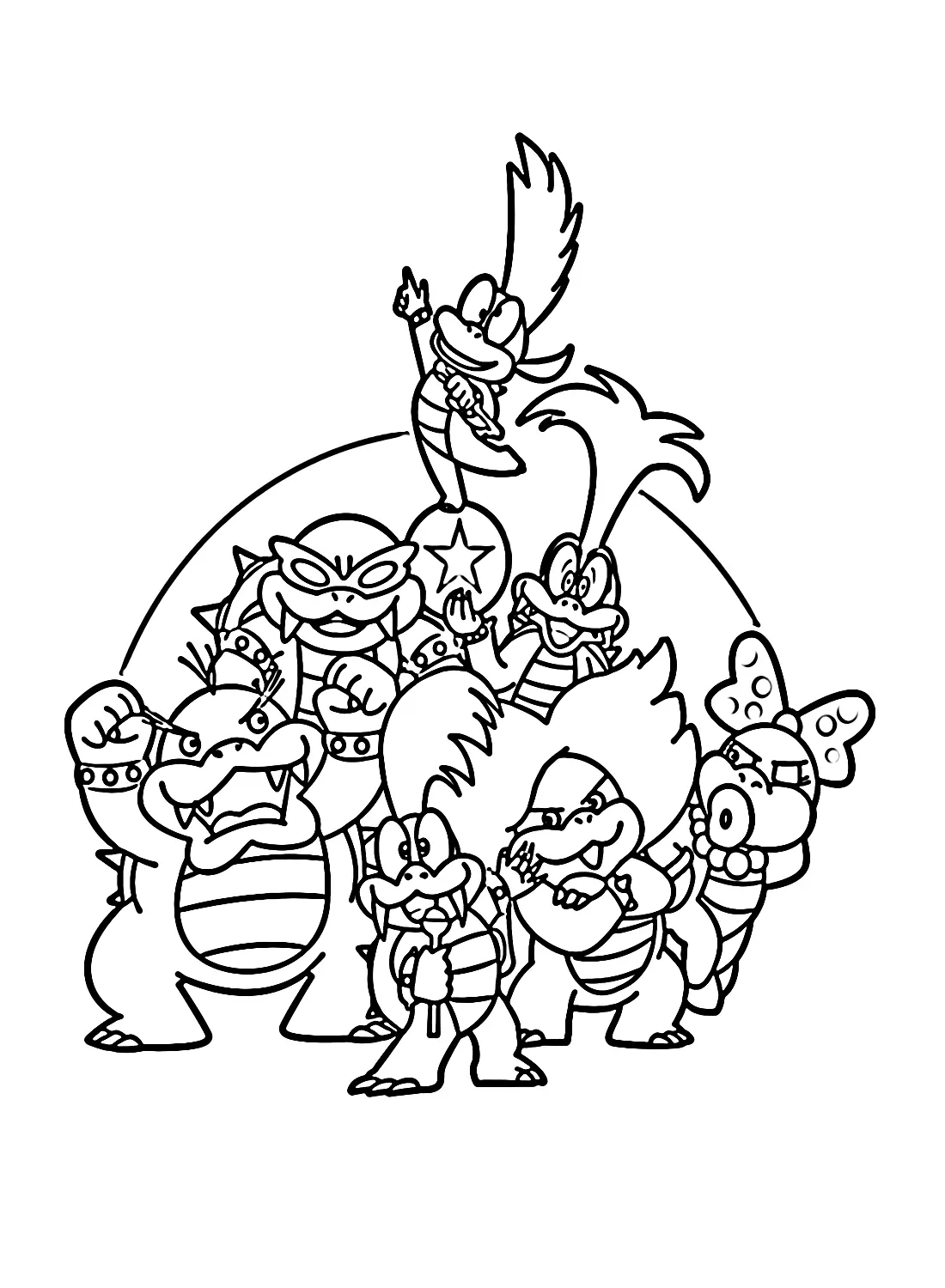 Desenhos de Koopalings Para Colorir 14