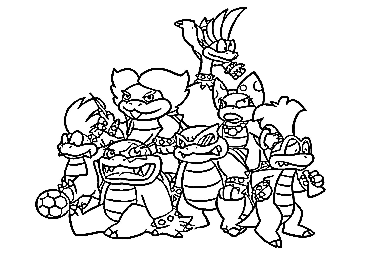 Desenhos de Koopalings Para Colorir 17