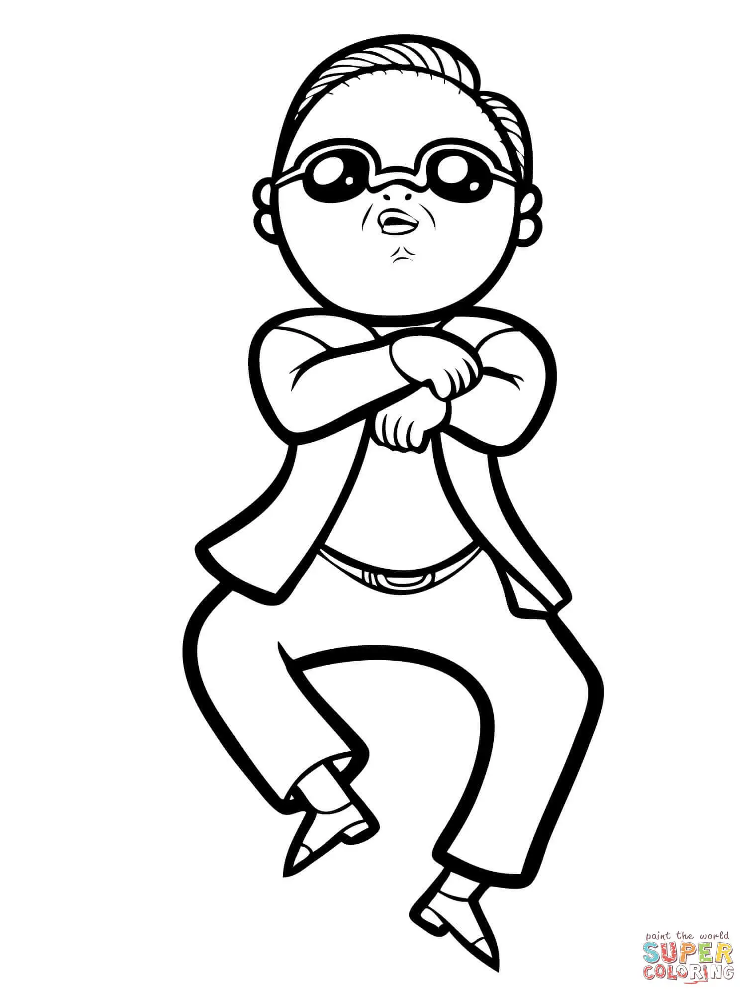 Corea para Colorear 13