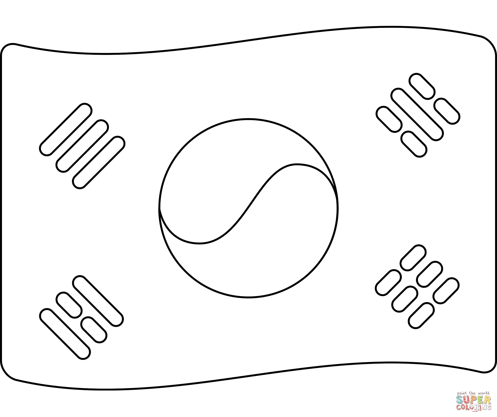 Korea coloring pages 4