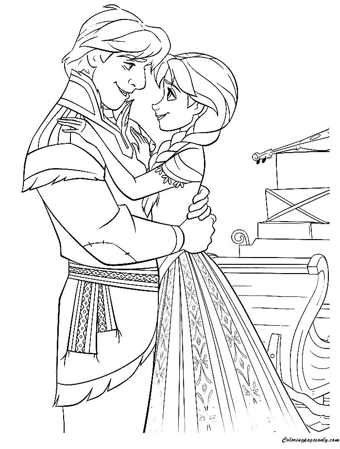 Kristoff Para Colorear 10