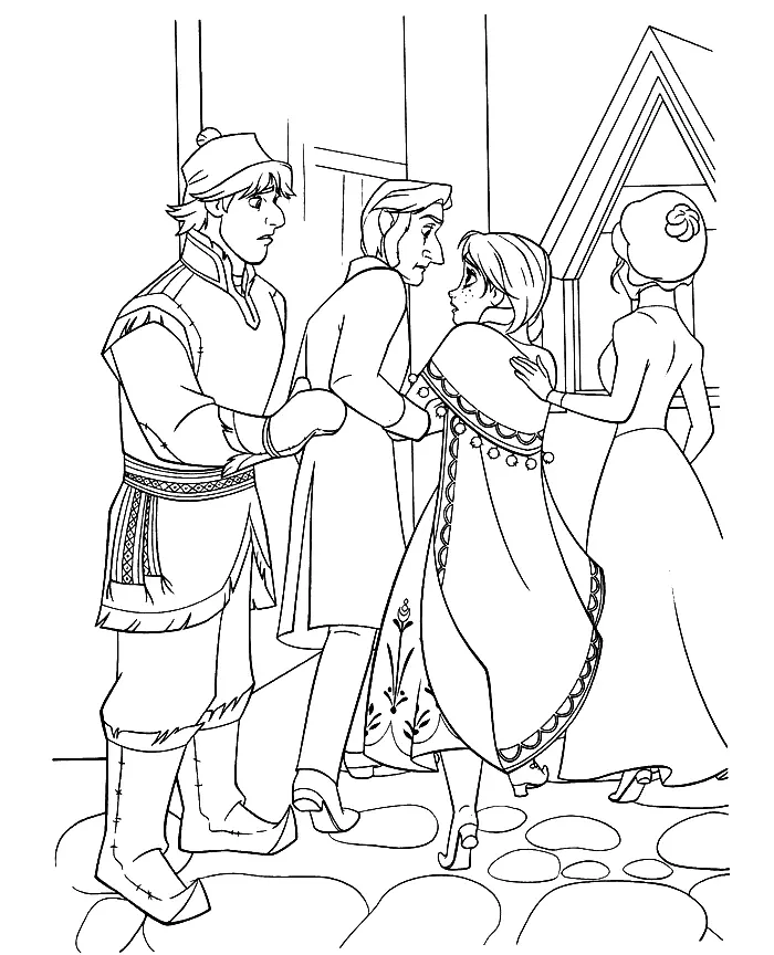Kristoff Para Colorear 17