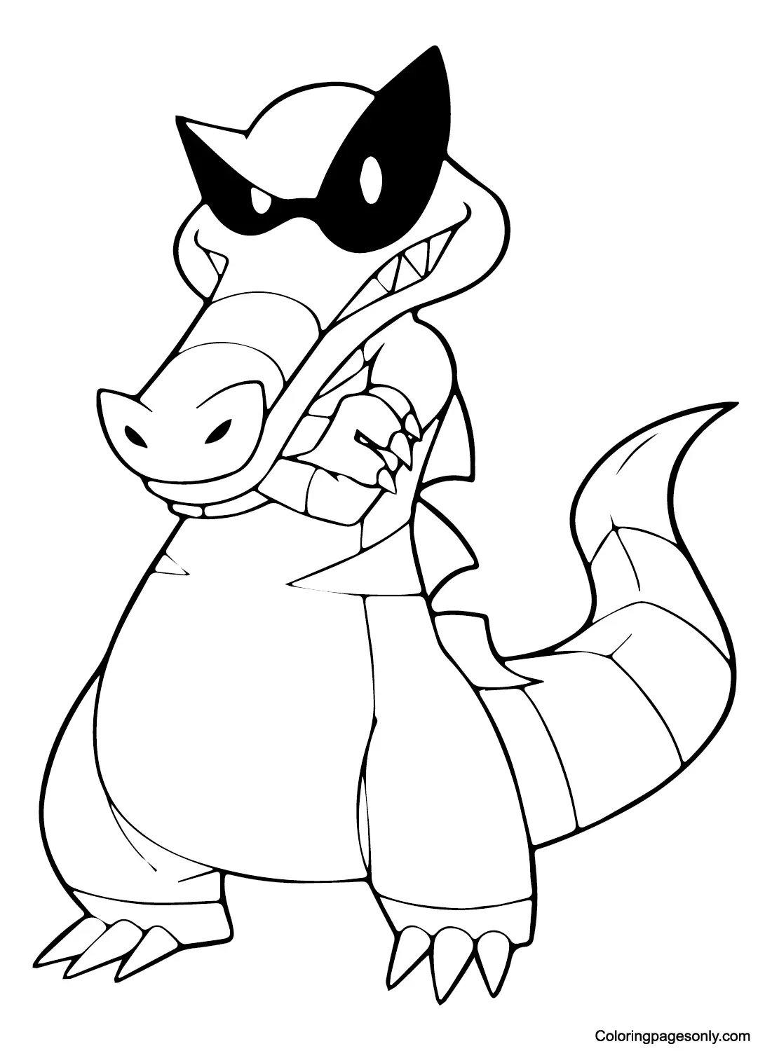 Krookodile Coloring Pages 1