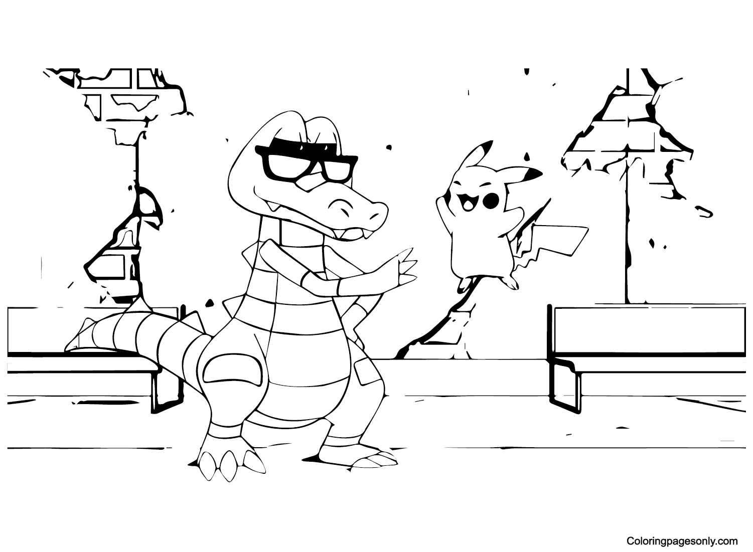 Krookodile Coloring Pages 13
