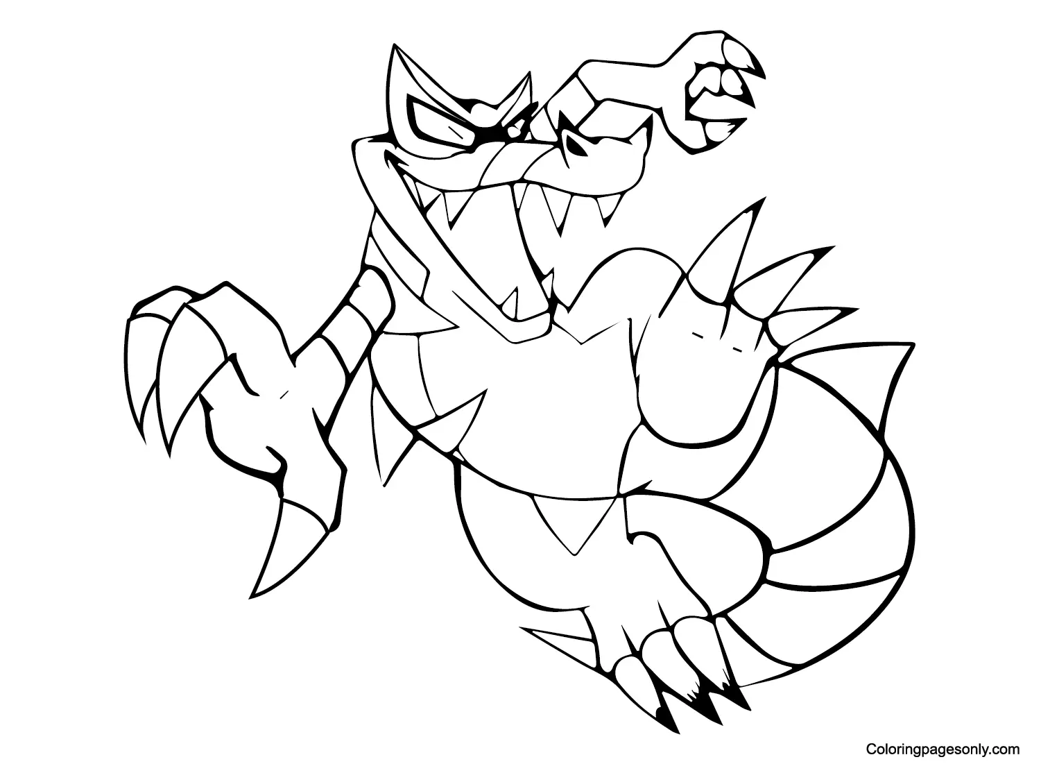 Krookodile Coloring Pages 16