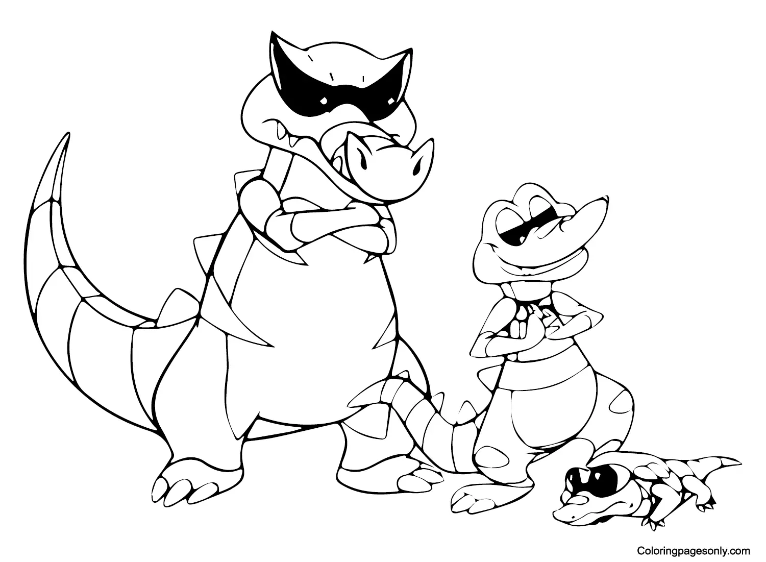 Krookodile Coloring Pages 2