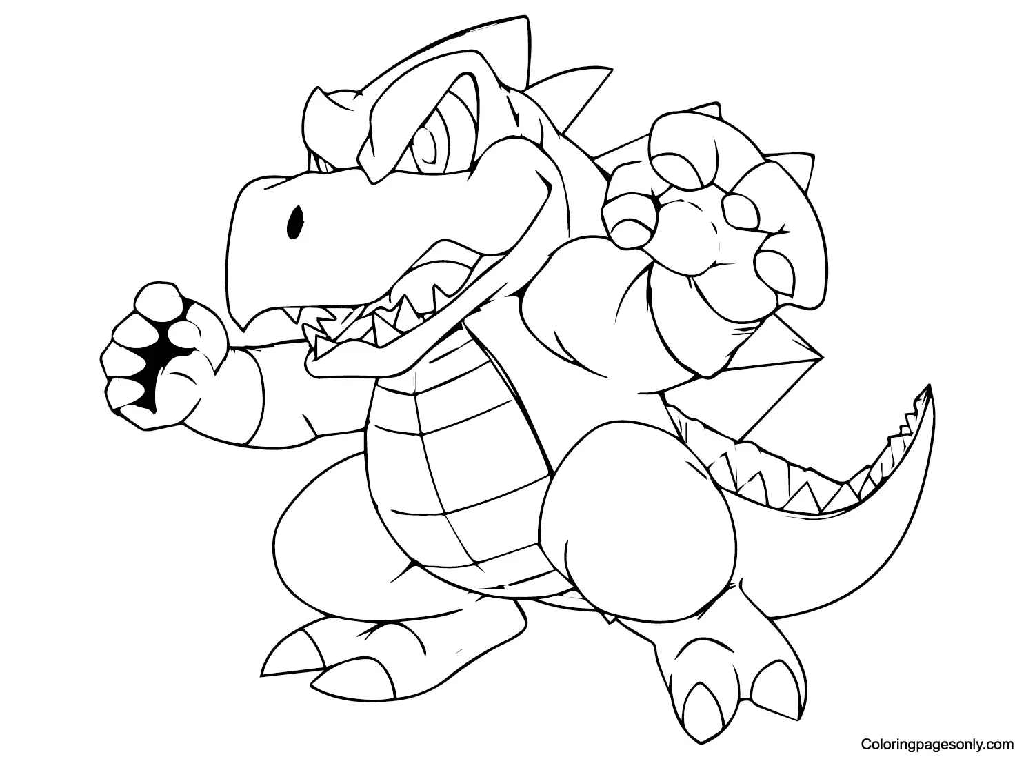Krookodile Coloring Pages 3