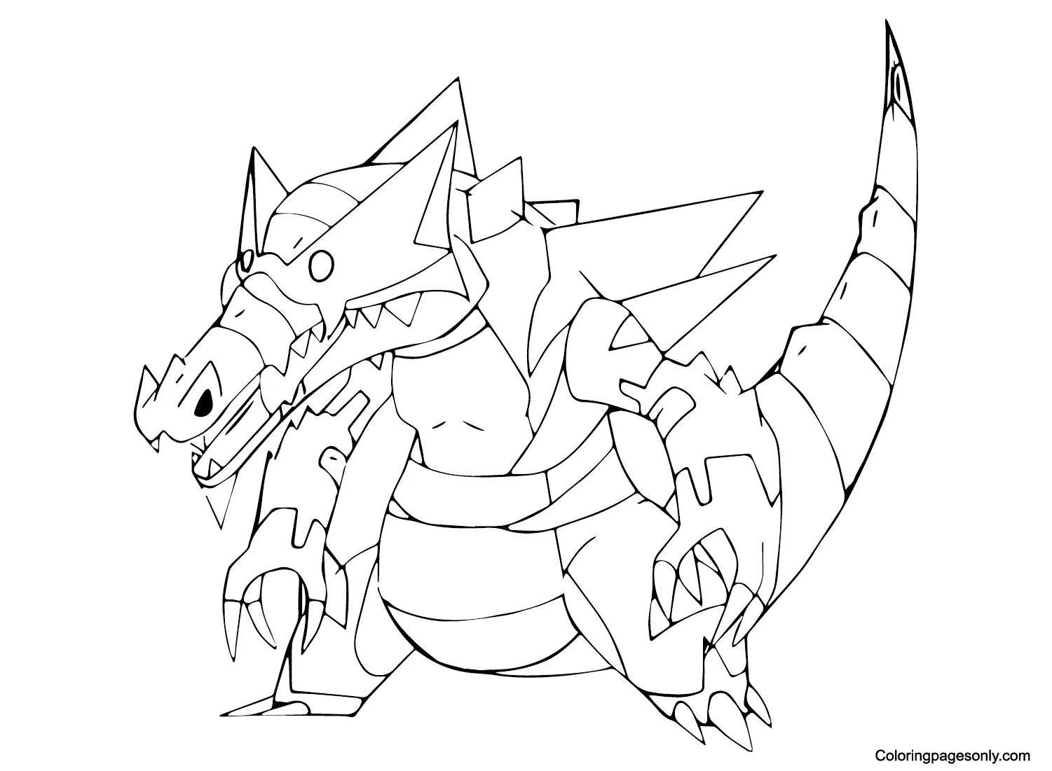 Krookodile Coloring Pages 7