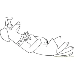 Krypto Coloring Pages 6
