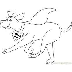 Krypto Coloring Pages 8
