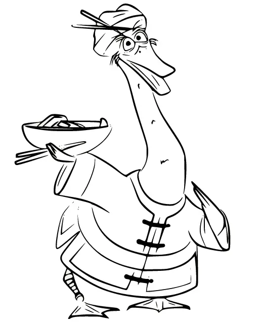 Kung Fu Panda Coloring Pages 19