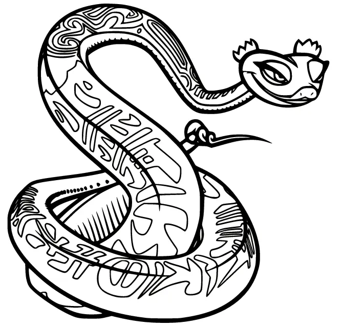 Kung Fu Panda Coloring Pages 27