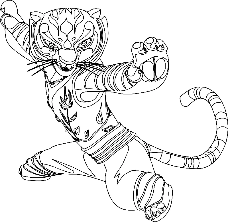 Kung Fu Panda Coloring Pages 3