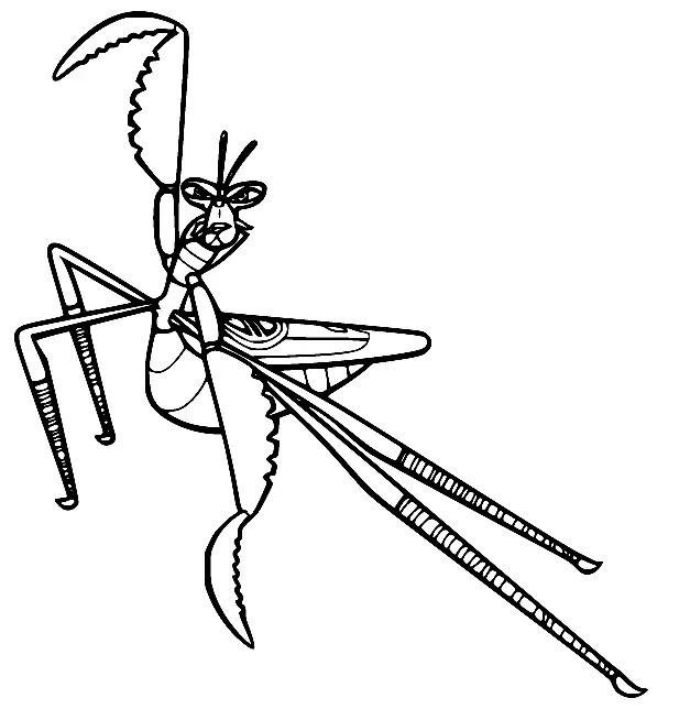 Kung Fu Panda Coloring Pages 34