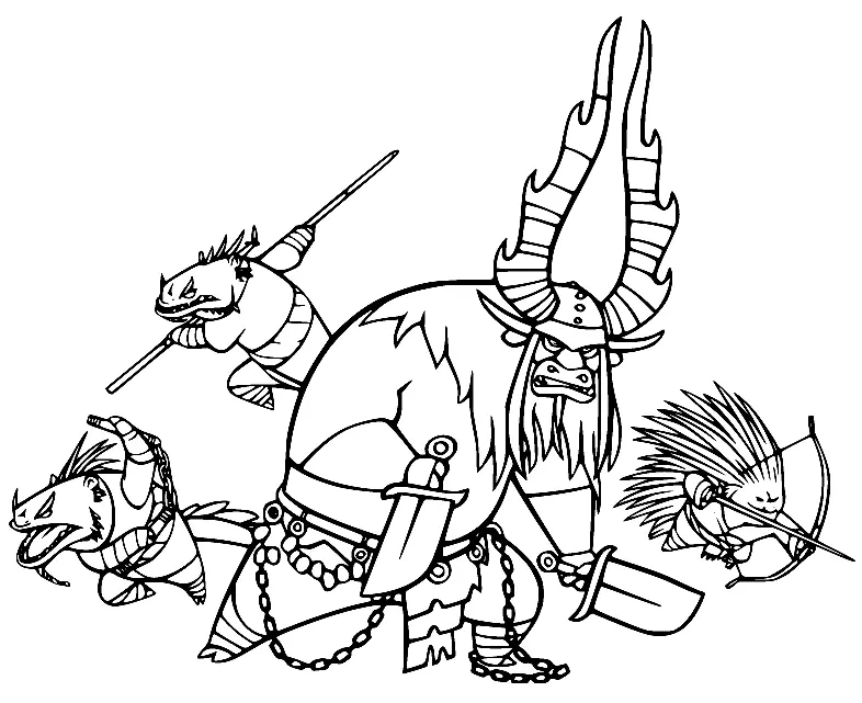 Kung Fu Panda Coloring Pages 4