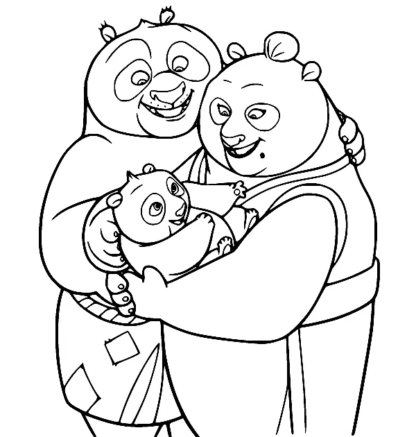 Kung Fu Panda Coloring Pages 47