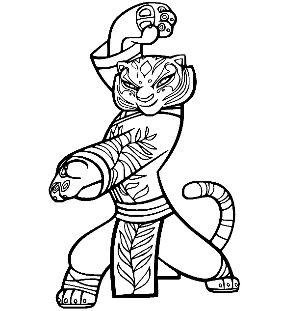 Kung Fu Panda Coloring Pages 5