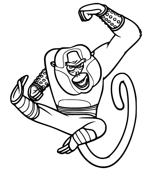 Kung Fu Panda Coloring Pages 53